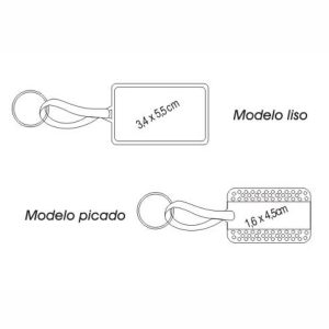 Llaveros Goma Medidas