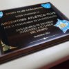 placa grabado laser chapa y madera argentinos las parejas sport club cañadense