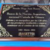 placa grabado laser chapa y madera senador rasetto iriondo